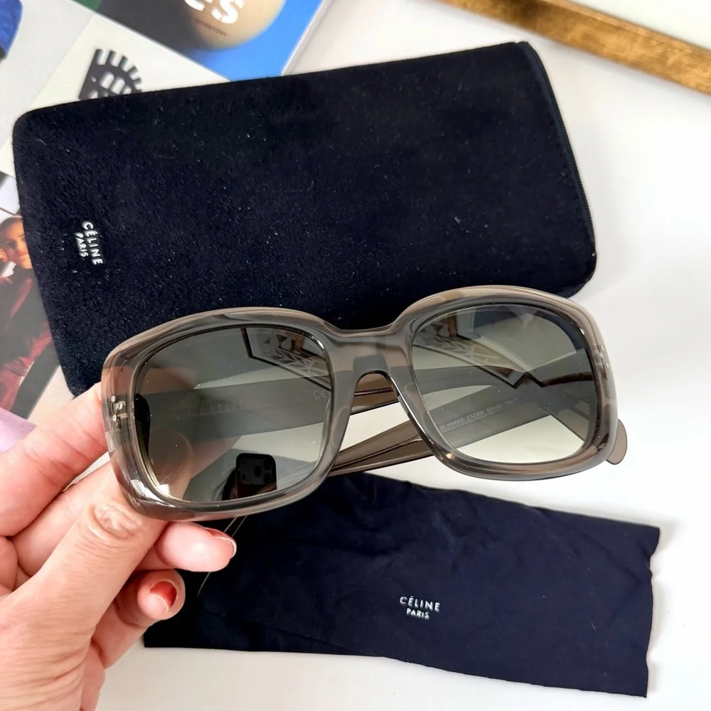 Celine Acetate Sunglasses Oversized‎ Frame